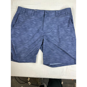 Men’s Callaway Performance Flat Front Stretch Chino Golf Shorts Size 40 Blue EUC